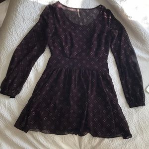 Purple free people dress